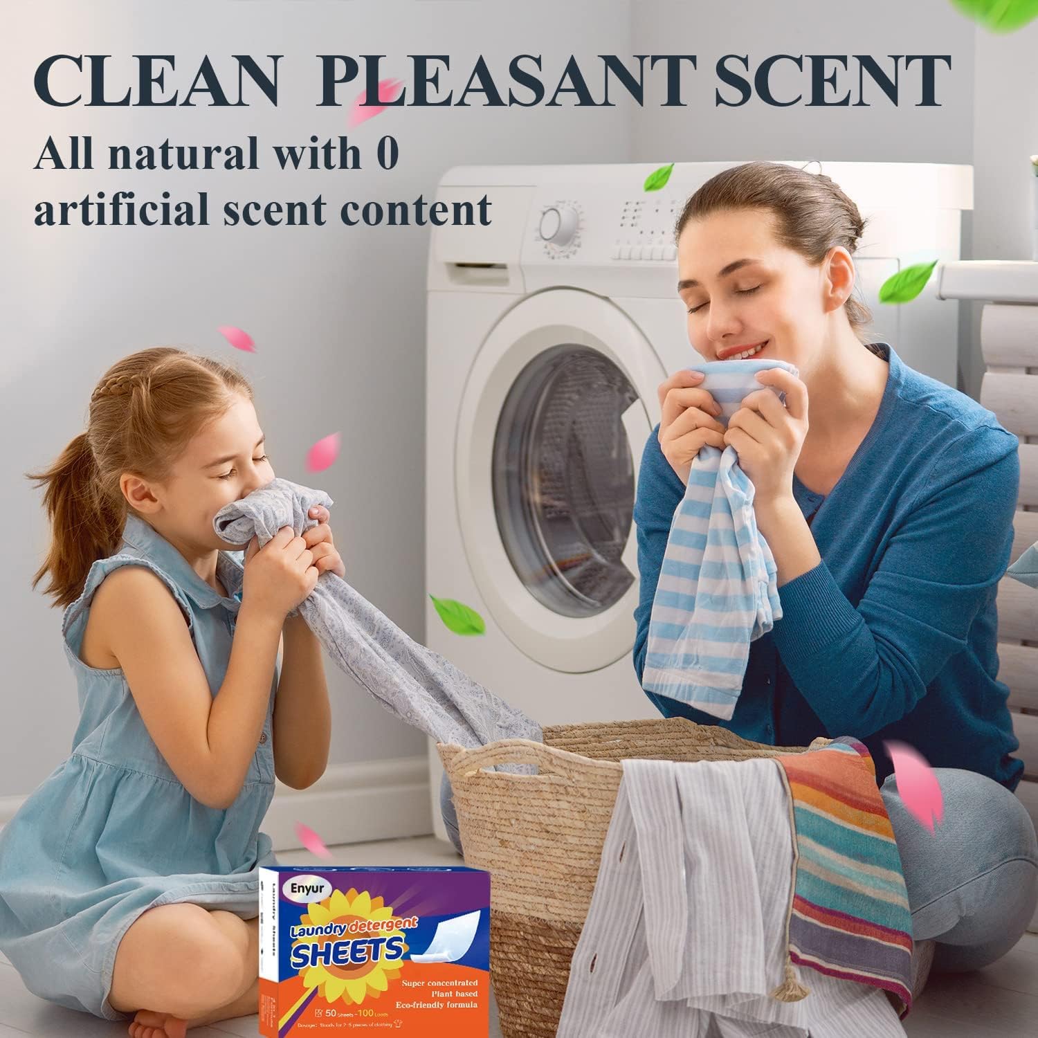 Eco-Friendly Laundry Detergent Sheets - Plant-Based Formula, Fresh Scent, 3-Pack Pods for Travel, Gym & Home Use