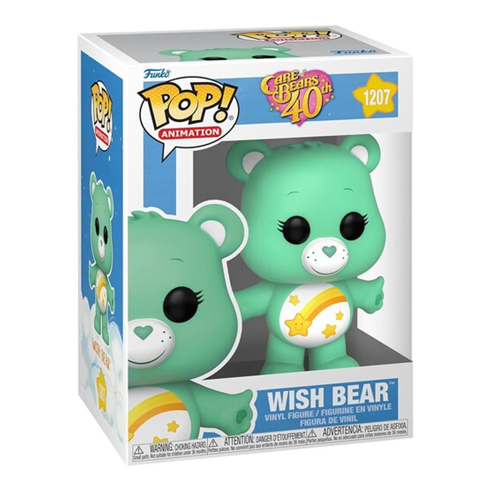Care Bears 40th Anniversary Wish Bear Pop! Vinyl Figure #1207 - Perfect for Collectors, Birthday Gifts & Pop Culture Displays
