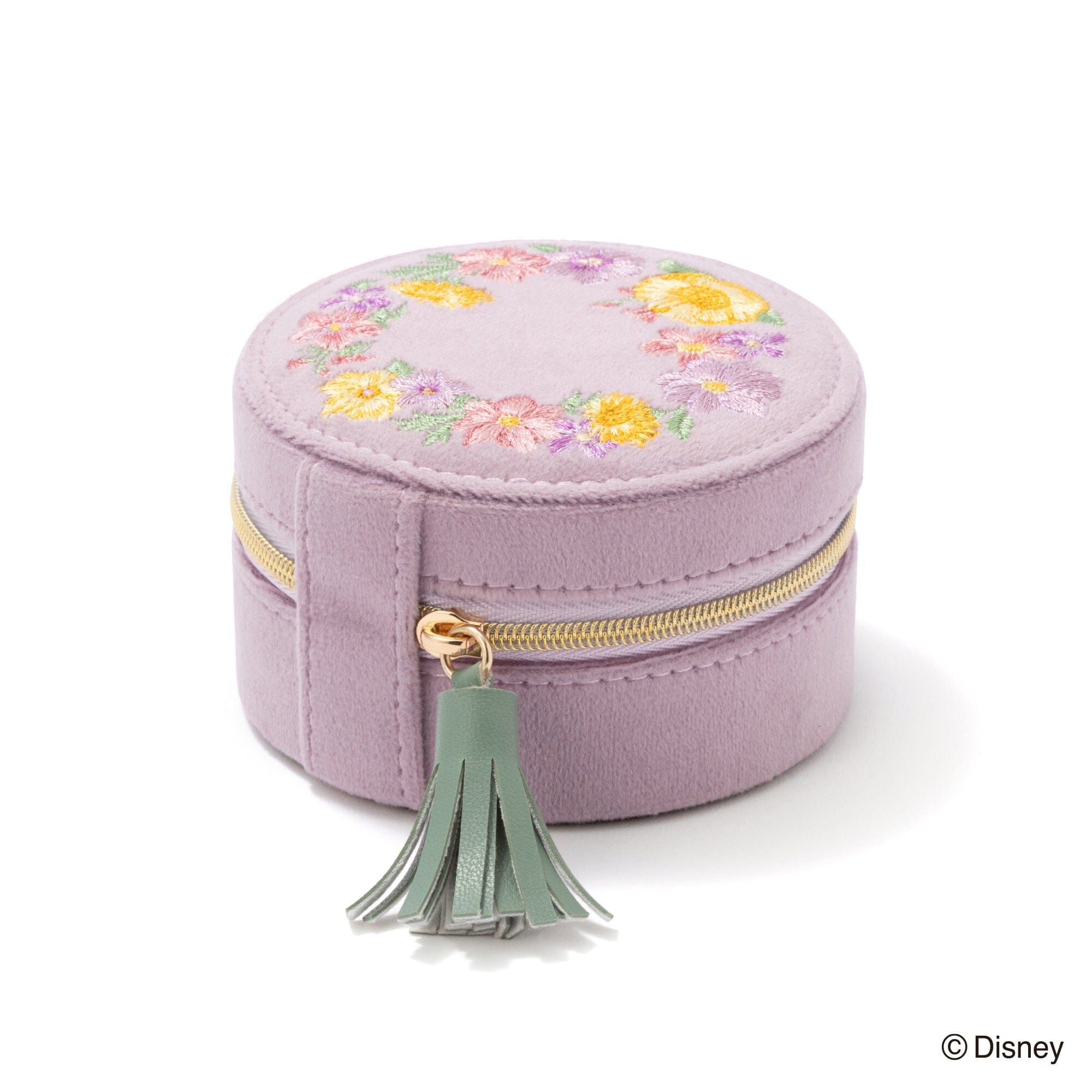 Disney Tangled Travel Jewelry Box - Small Magic of Chemistry Themed Trinket Case for Necklaces & Rings | Perfect for Girls' Travel, Birthday Gifts & Disney Collectors