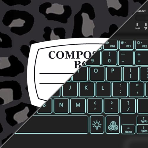 Backlight Notebook Leopard Blackgrey
