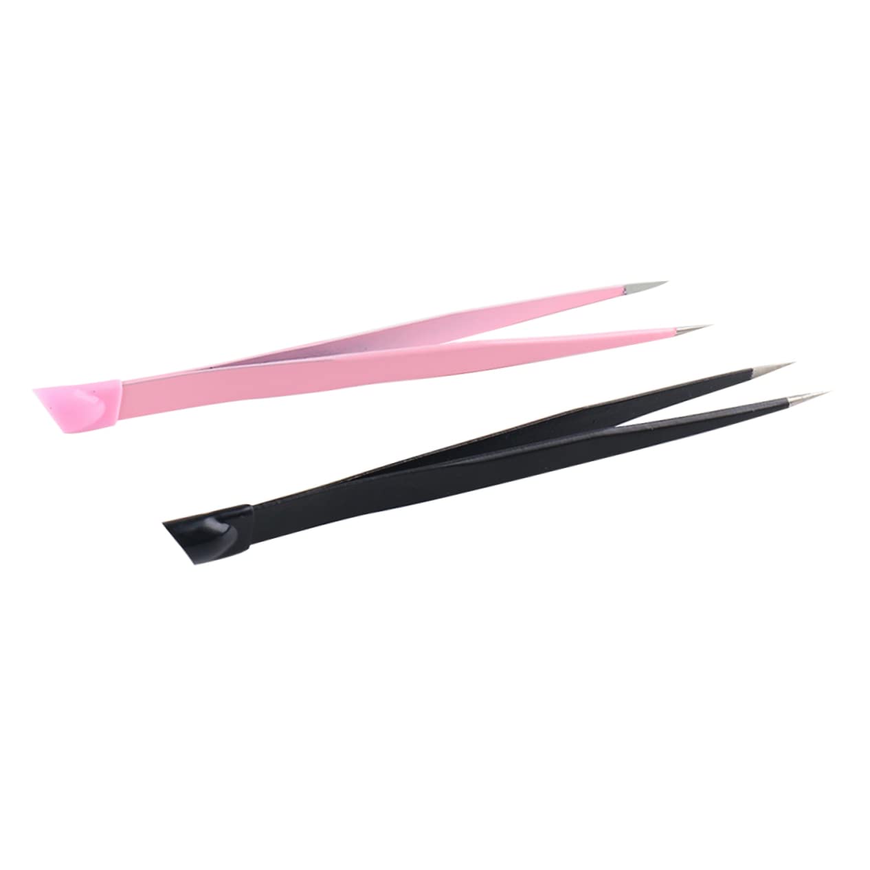 Minkissy Dual-Headed Nail Art Tweezers for Manicure & DIY Stickers