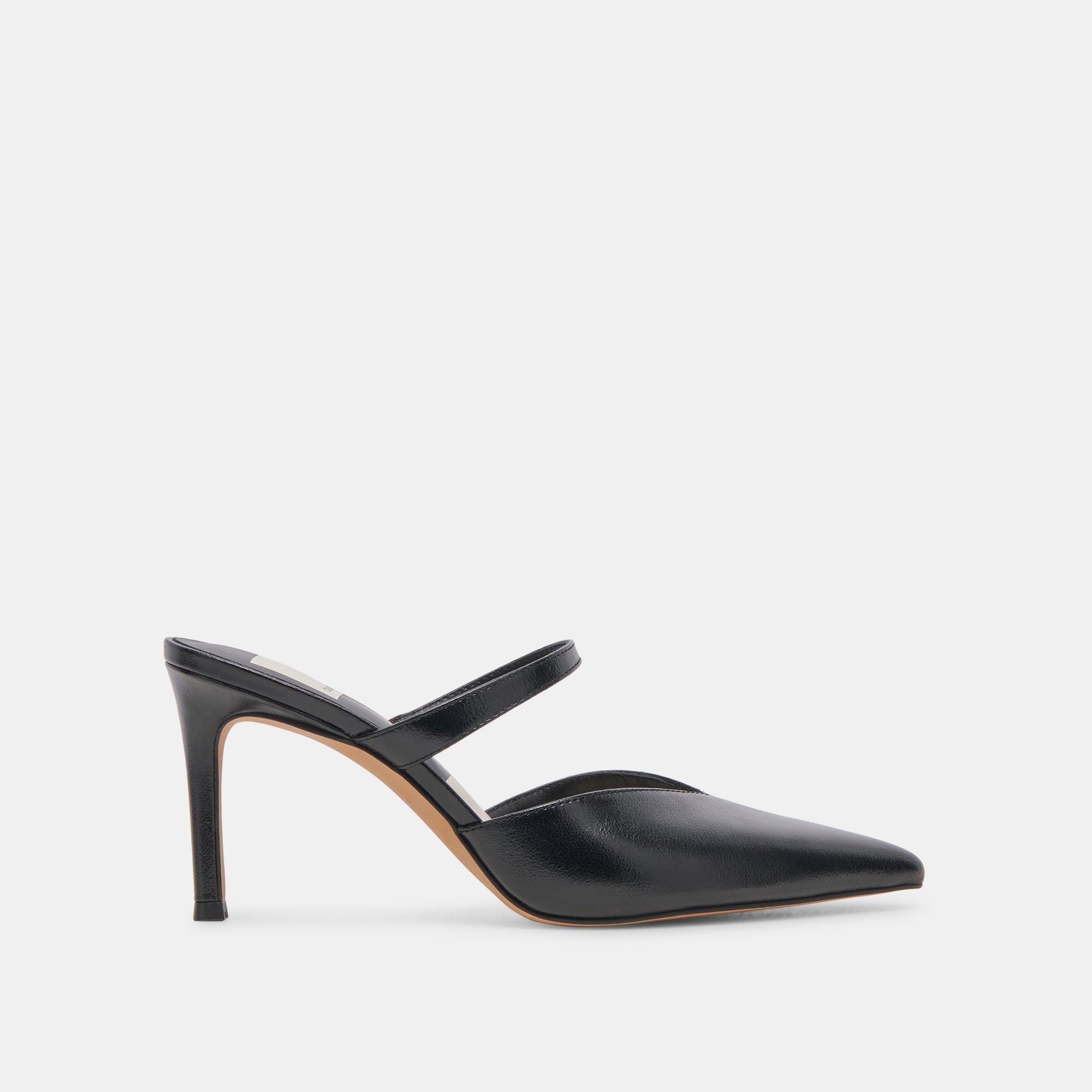 KANIKA Women's High Heels - Midnight Crinkle Patent Leather Pumps for Party, Wedding & Evening Wear