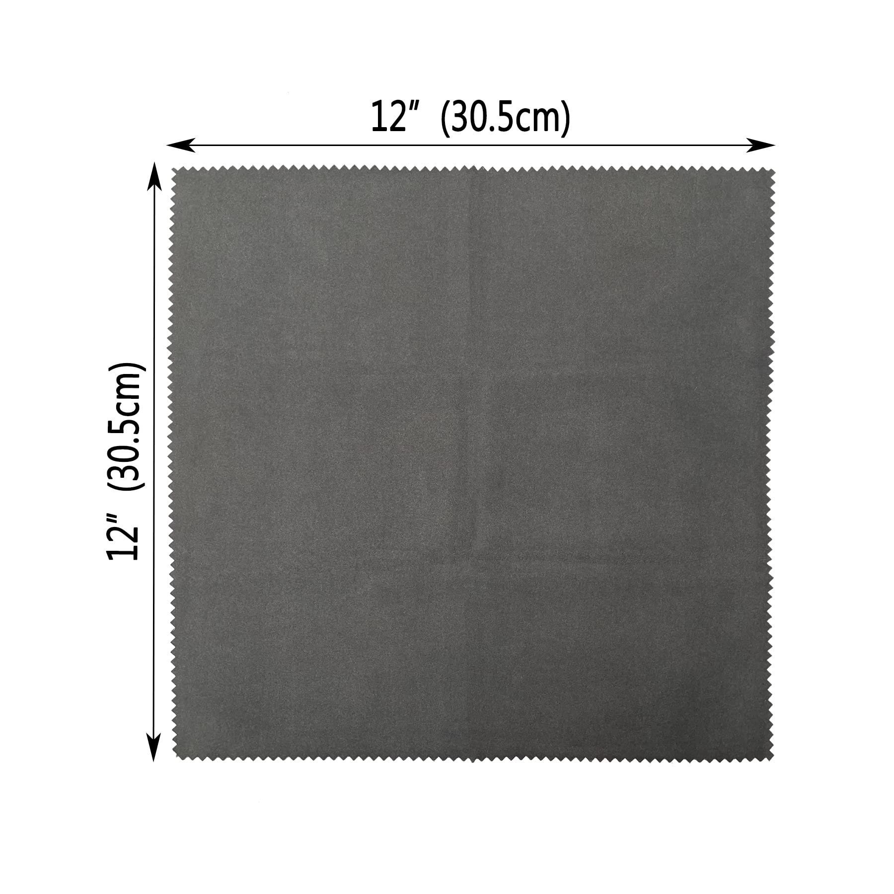 Premium 12x12 Inch Silicone Gun Cleaning Cloth - Lint-Free Grey Microfiber Polishing Wipe for Firearms | Reusable Gun Cleaning Towel for Knives, Fishing Reels & Hunting Gear | Perfect for Range Days & Firearm Maintenance