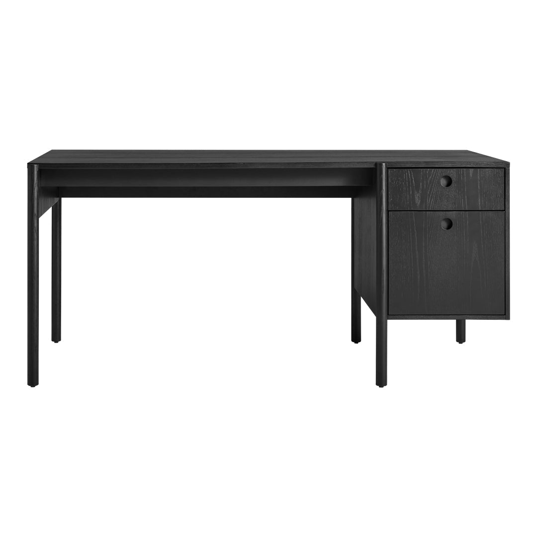 Blu Dot Modern Cursive Writing Desk - Stylish Home Office Furniture for Small Spaces & Workstations | Perfect for Remote Work & Study