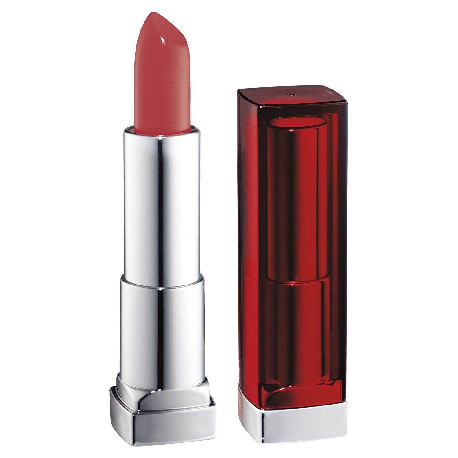 Maybelline New York Color Sensational Satin Lipstick in Are You Red-dy - Vibrant Red Lipstick (0.15 oz) - Long-Lasting, Hydrating Formula for Everyday Wear & Special Occasions