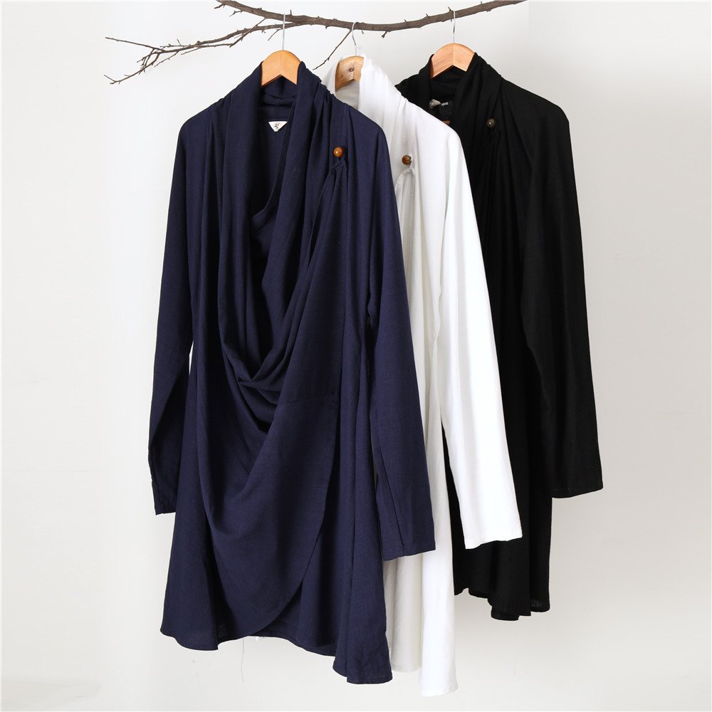 Men's Kung Fu Tai Chi Yoga Uniform - Breathable Cotton Linen Martial Arts Meditation Outfit for Training & Zen Practice