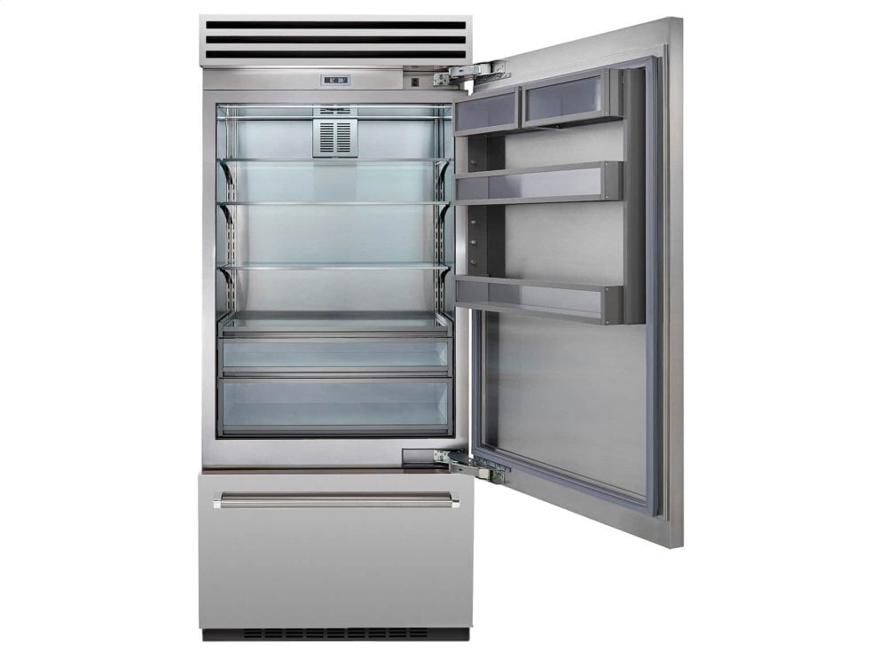 Bluestar BBB36L2 36-Inch Professional Built-In Refrigerator and Freezer Combo - Perfect for Modern Kitchens and Gourmet Cooking