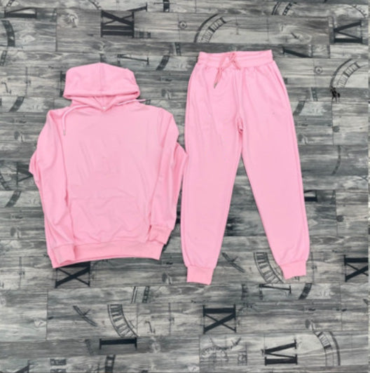 Men's Hooded Sweatshirt Two Piece Set - Casual Pullover Hoodie & Jogger Pants Outfit (XN2082) for Streetwear, Lounge & Gym Wear