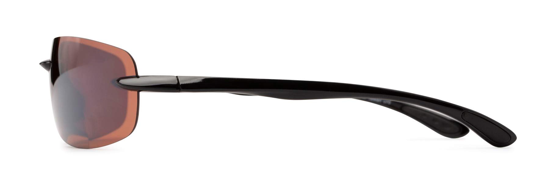 Lightweight Sport Wrap Bifocal Reading Sunglasses for Men & Women - The Influencer - Perfect for Outdoor Activities, Running, Cycling & Reading in Sunlight