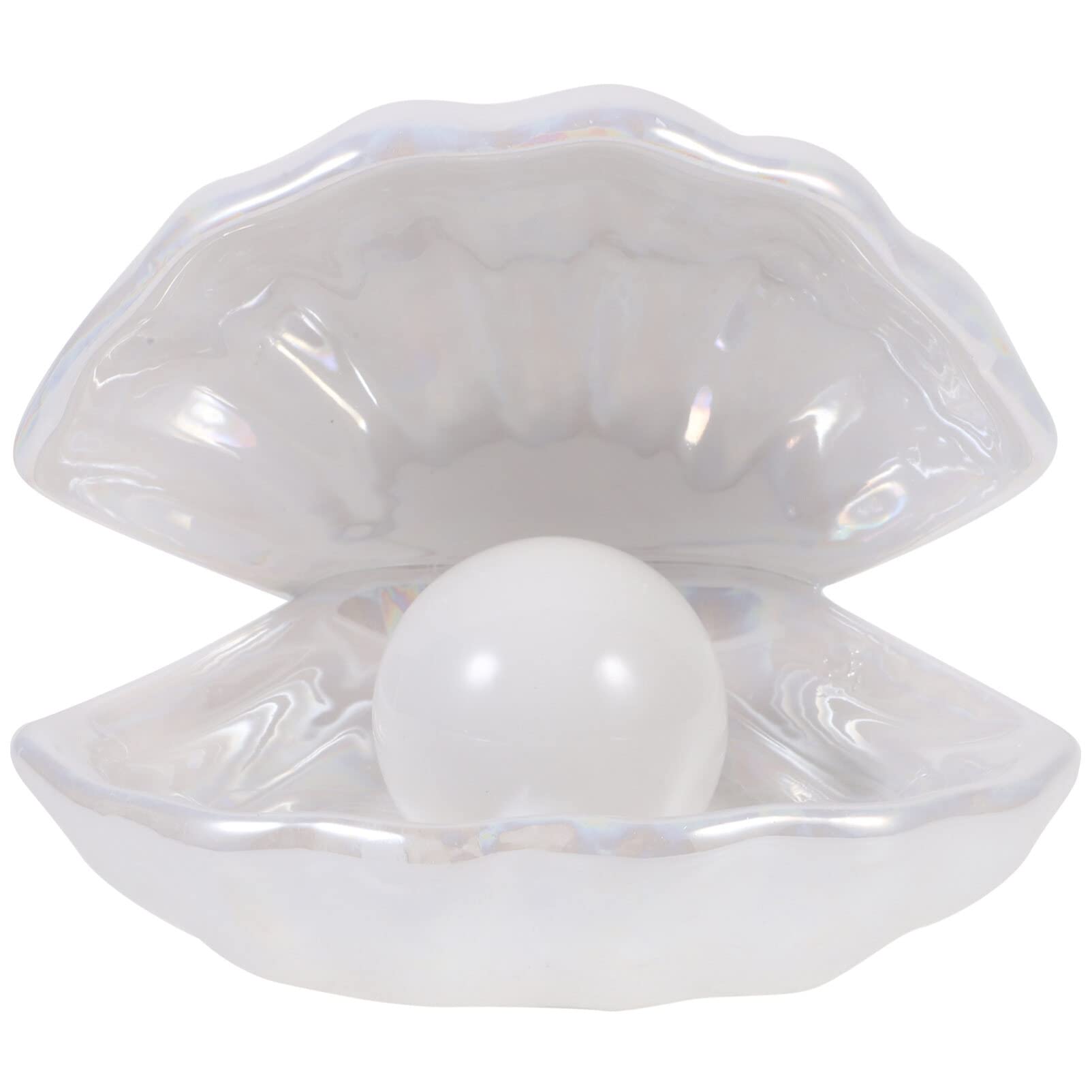 Pearl Shell Night Light - USB Rechargeable Bedside Lamp for Bedroom, Desktop Decor, Nursery, Home Decor | Soft Glow for Relaxation & Sleep Aid