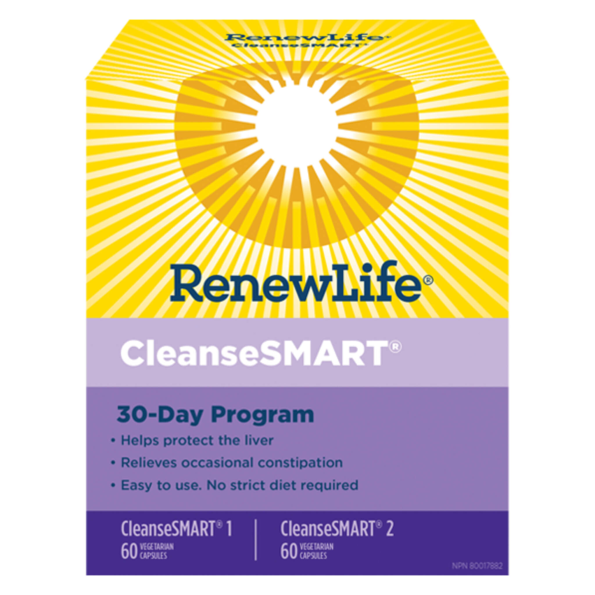 CleanseSMART 30-Day Detox Program for Weight Loss & Digestive Health - Natural Body Cleanse for Improved Energy & Wellness