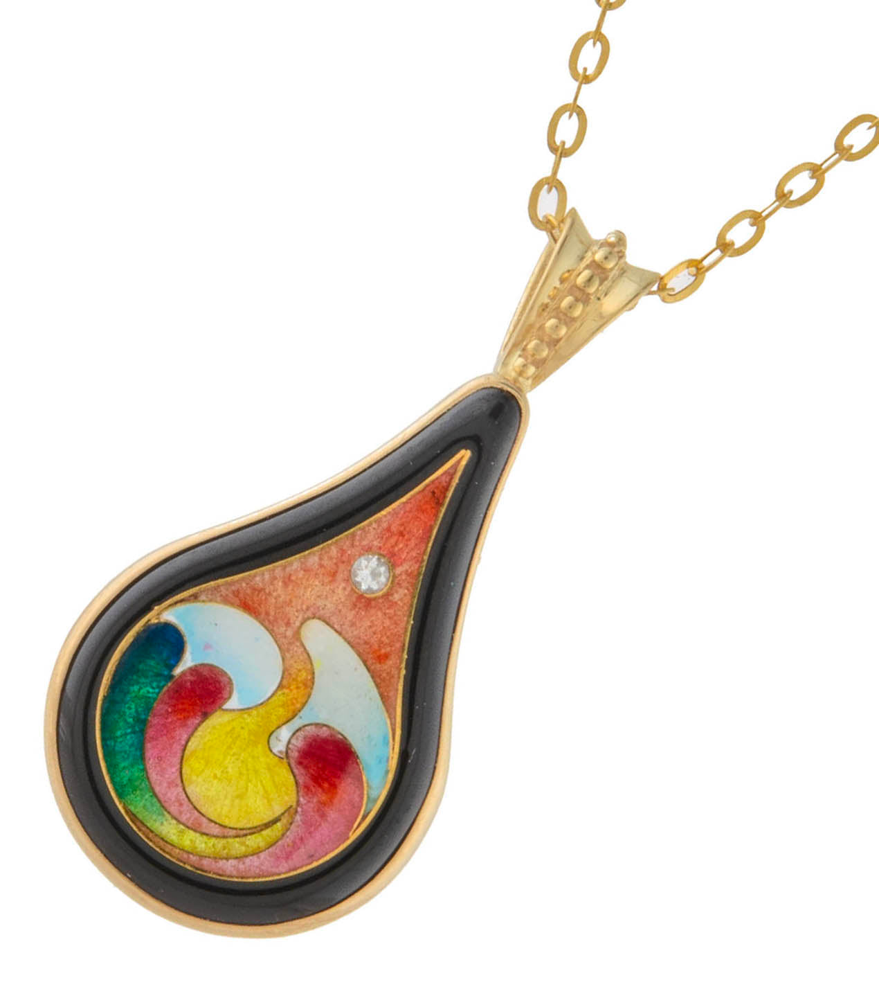 Diamond Exploration Pendant Necklace - Elegant Jewelry for Women - Perfect for Parties, Weddings & Special Occasions