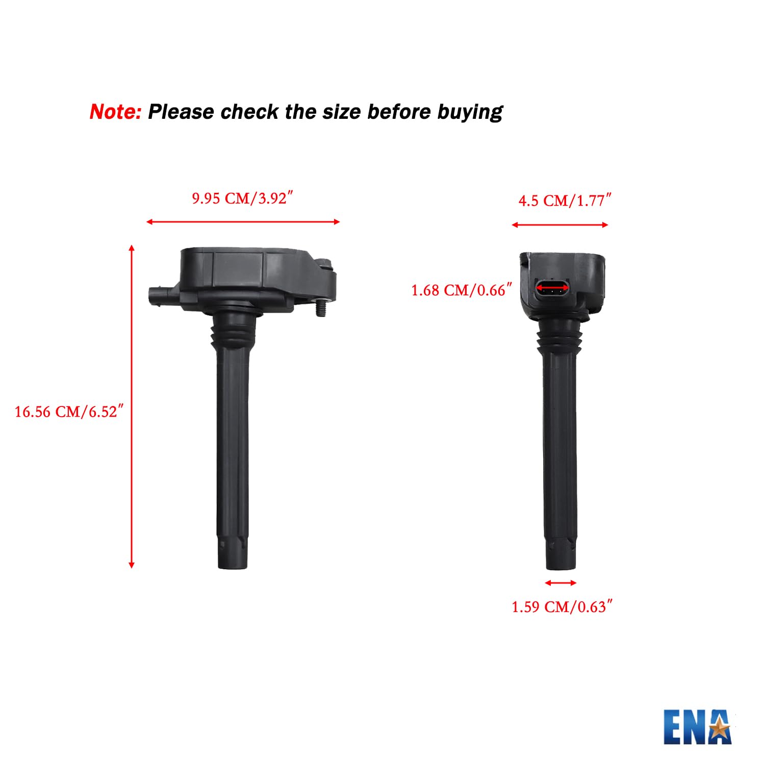 High Performance ENA Ignition Coil Pack - Compatible with Chrysler Pacifica, Voyager, Durango, Grand Cherokee & Wrangler - Replacement for 68223569AD & UF807 - Perfect for Engine Maintenance & Smooth Driving Experience