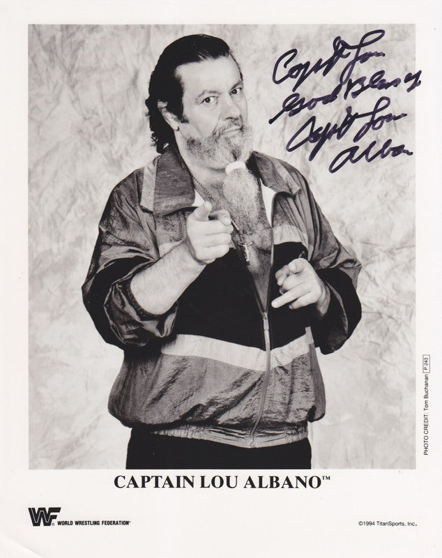 1994 Captain Lou Albano P243 Signed Wrestling Card - Limited Edition Collectible for WWE Fans and Memorabilia Enthusiasts - Perfect for Display, Auctions, and Wrestling Collections