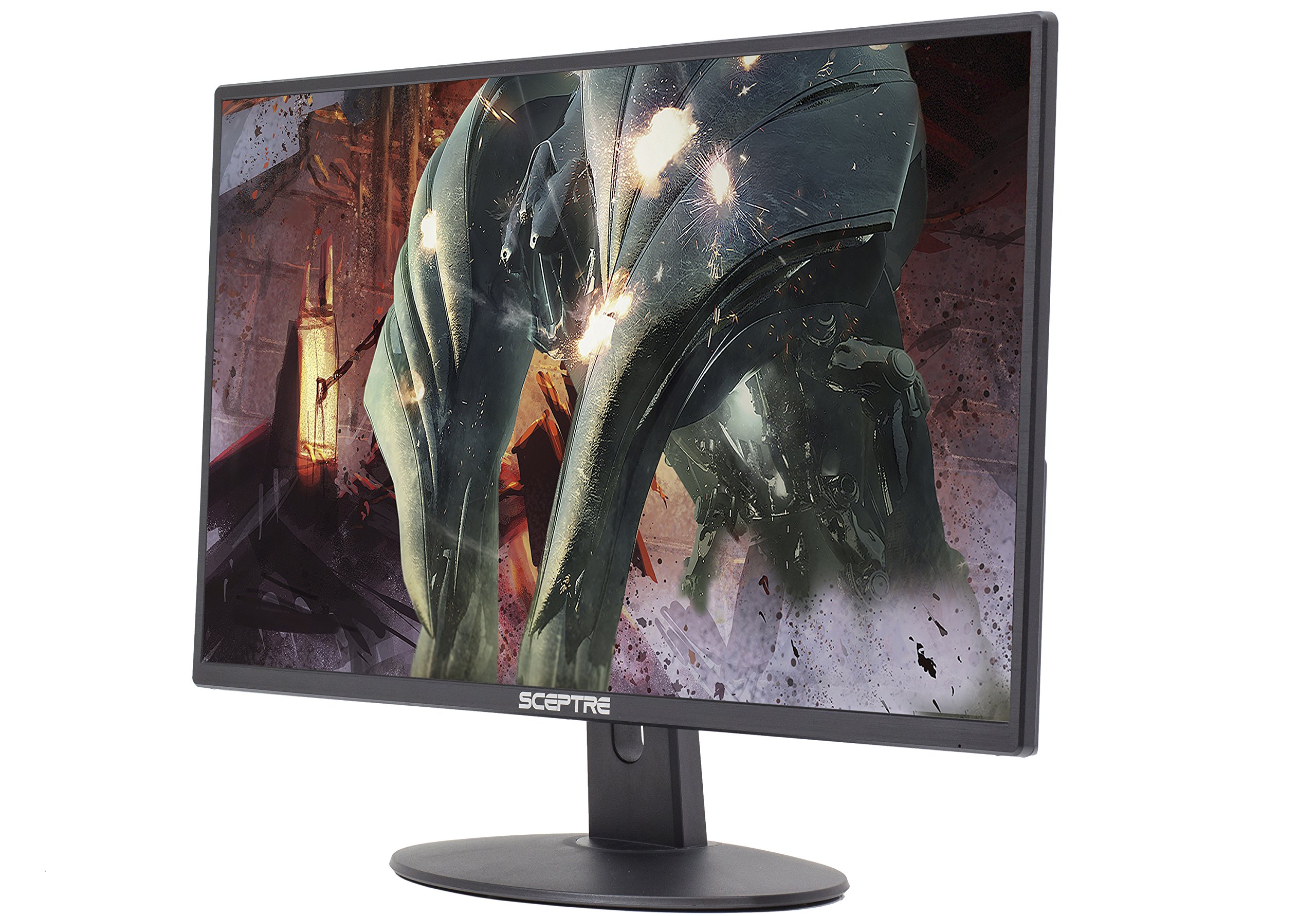 Sceptre 27-Inch FHD 1080p LED Gaming Monitor - 75Hz Refresh Rate, 2X HDMI & VGA Ports, Built-in Speakers, Ultra Slim Metal Black Design - Perfect for PC Gaming, Home Office & Entertainment Setup