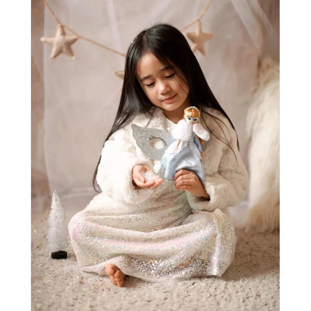 Snow Queen Lottie - Elegant Winter Princess Dress for Girls | Perfect for Christmas Pageants, Holiday Parties & Special Occasions
