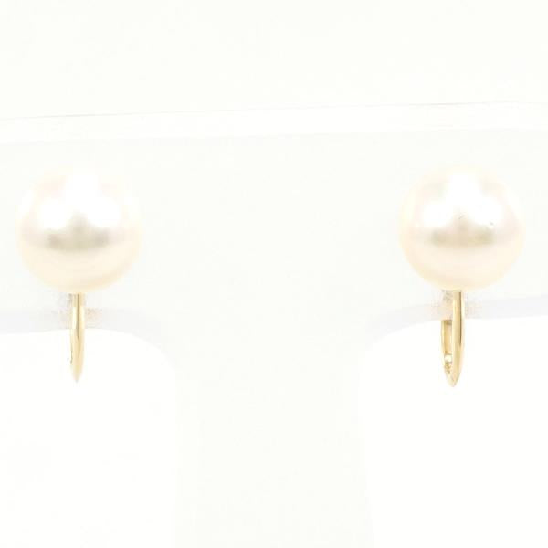 18K Yellow Gold Pearl Earrings for Women - Classic Stud Earrings with Genuine Pearls - Perfect for Weddings, Parties & Everyday Elegance
