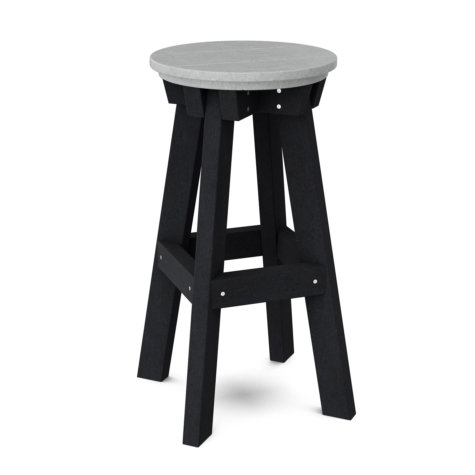 Vintage Heritage Bar Stool - Solid Wood Counter Height Stool with Backrest - Perfect for Kitchen Island, Home Bar & Breakfast Nook