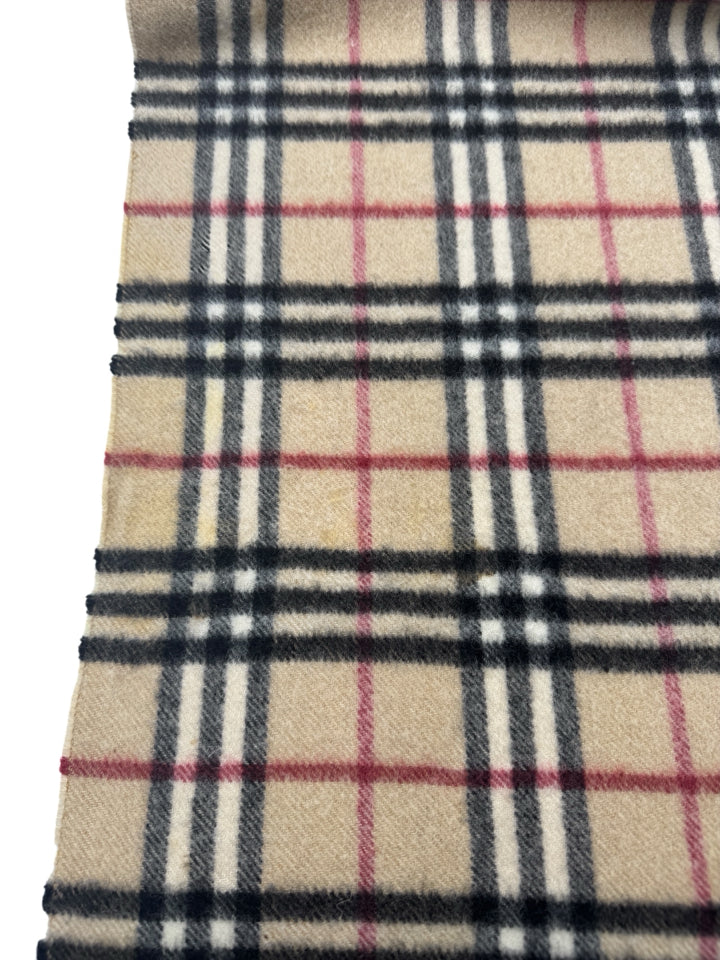 Authentic Burberry Nova Check Cashmere Scarf - Luxury Soft Warm Winter Accessory for Men & Women | Perfect for Cold Weather, Office & Holiday Gifts