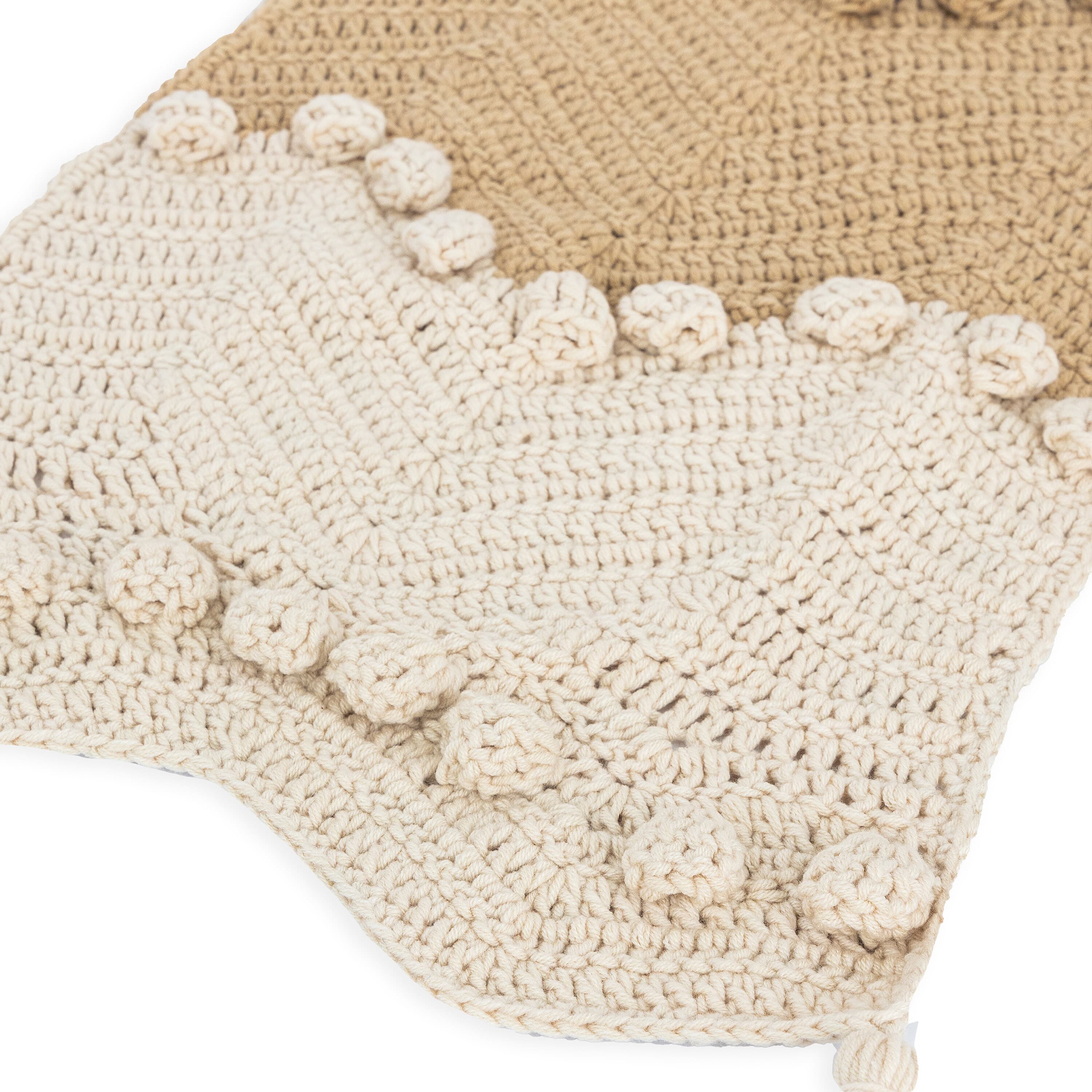 Haven Cozy Scarf - Hand Crochet Neutral Multi-Color Winter Wrap - Perfect for Cold Weather, Outdoors & Gift Giving