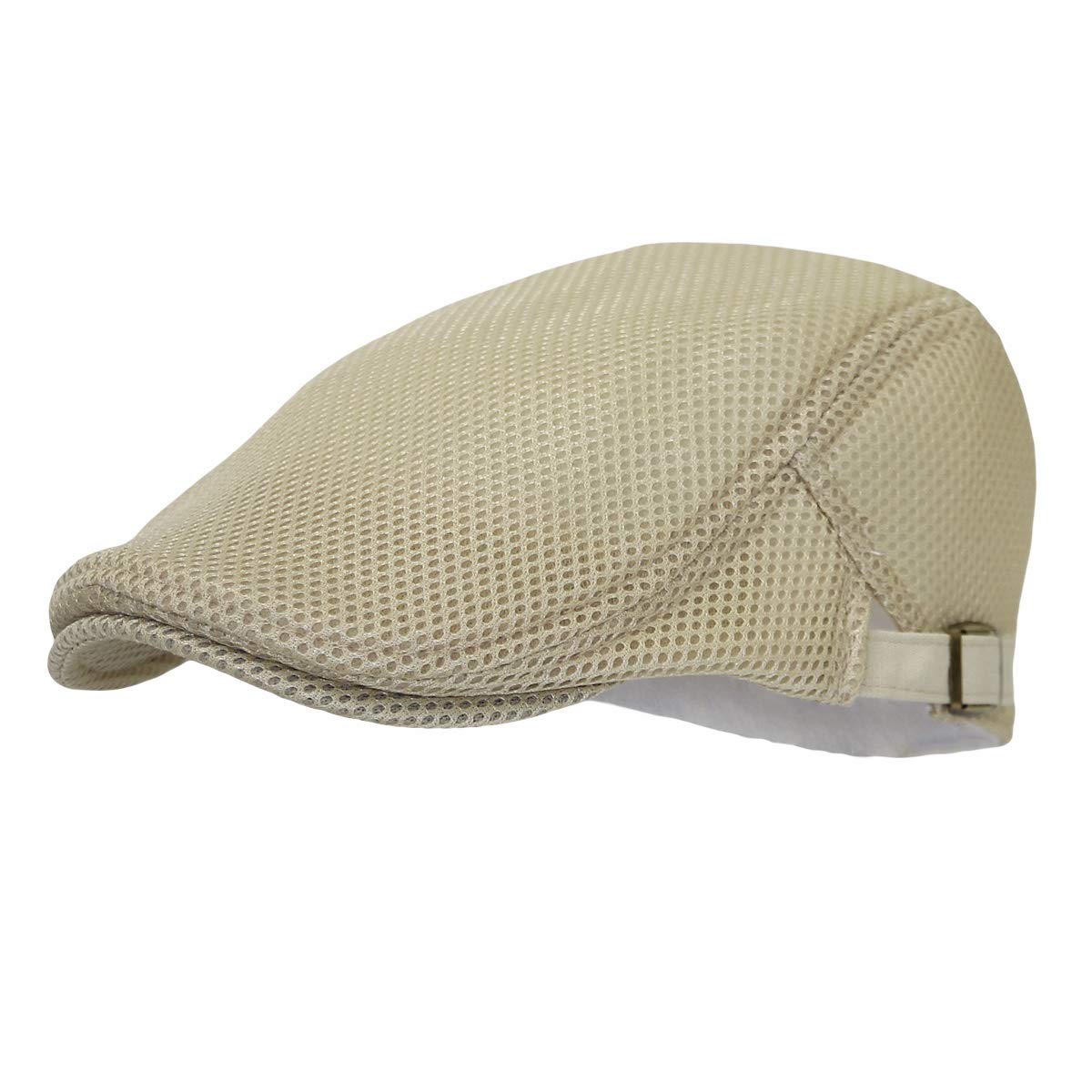 WITHMOONS Ivy Cap Summer Mesh Newsboy Irish Golf Hats for Men & Women - Breathable UV Protection Outdoor Sun Hat for Golf, Tennis, Fishing, Hiking & Casual Wear TZ30046