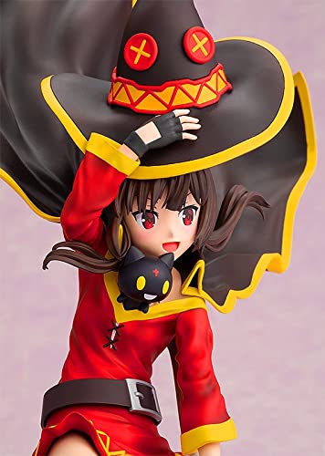 Chara-ani KonoSuba: CAworks Megumin 1/7 Scale Anime Figure - Anime Opening Addition Parts Ver. | Perfect for Anime Collectors, Display & Cosplay Inspiration