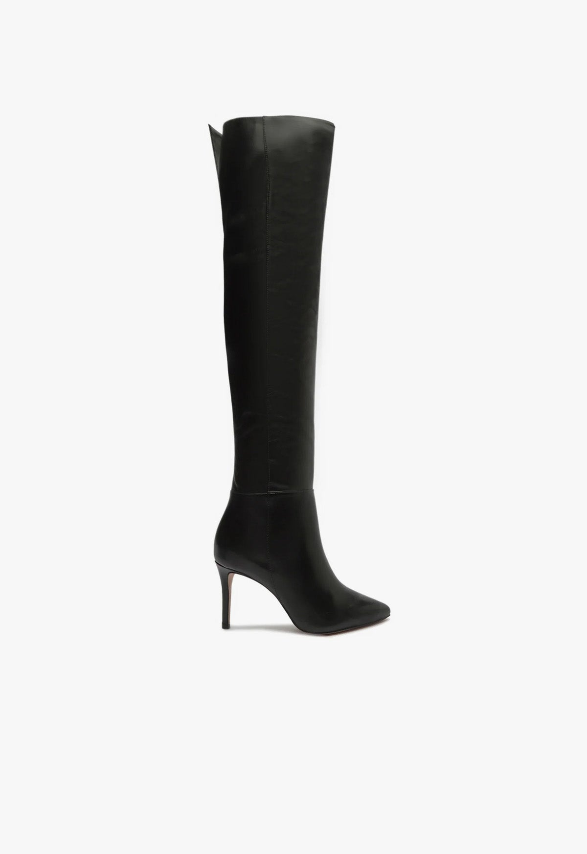 Magali Women's Over The Knee Leather Boots - Stylish High Heel Thigh High Boots for Party, Night Out & Winter Fashion
