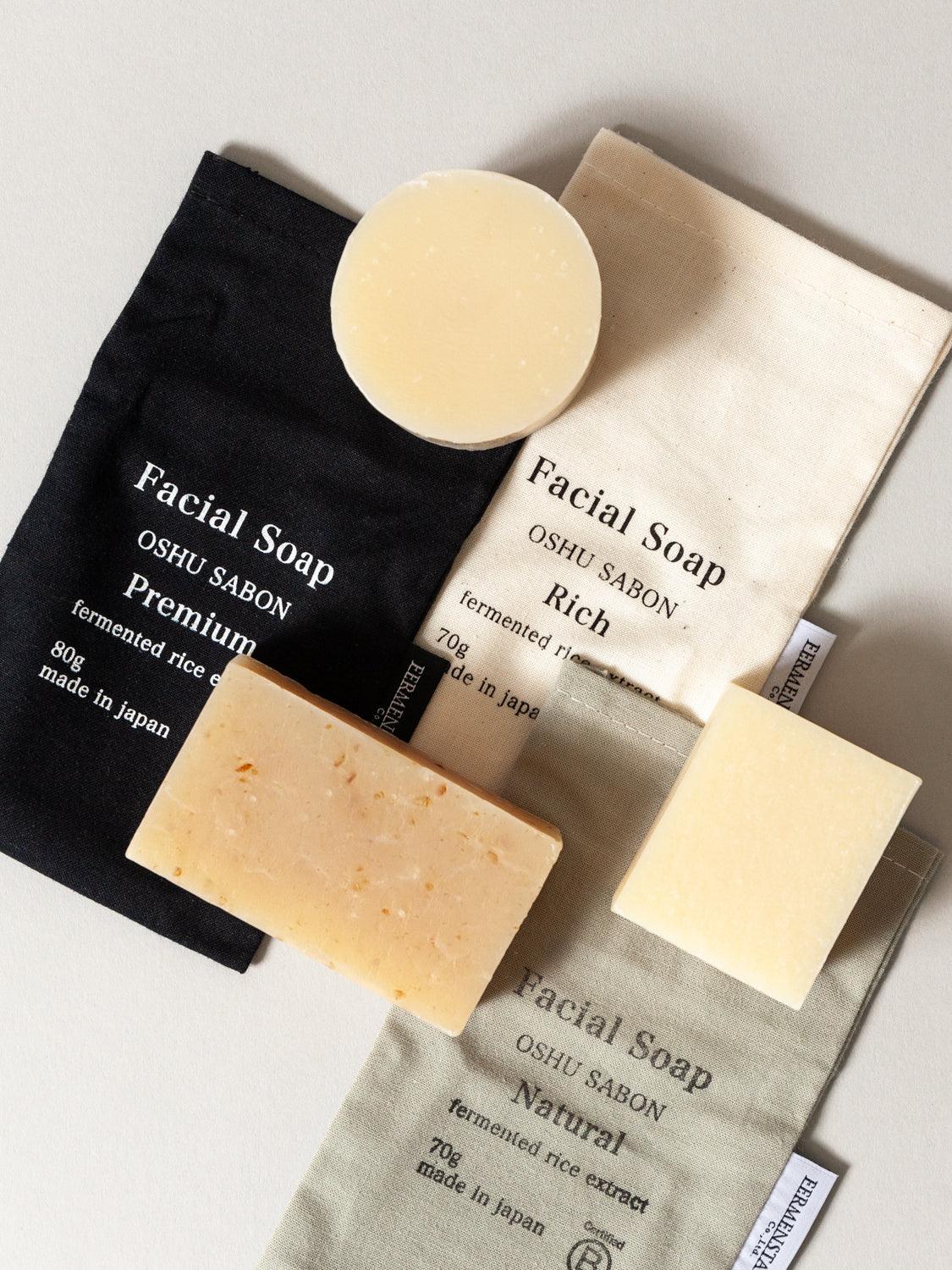 Fermenstation Facial Soap - Natural Cleansing Bar for Acne & Sensitive Skin | Gentle Exfoliating & Moisturizing Face Wash | Perfect for Daily Skincare Routine & Travel