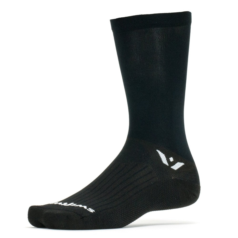 Swiftwick Aspire Crew Performance Socks for Running, Hiking & Cycling - Moisture-Wicking & Breathable Athletic Socks for Men & Women - Perfect for Outdoor Sports & Workouts