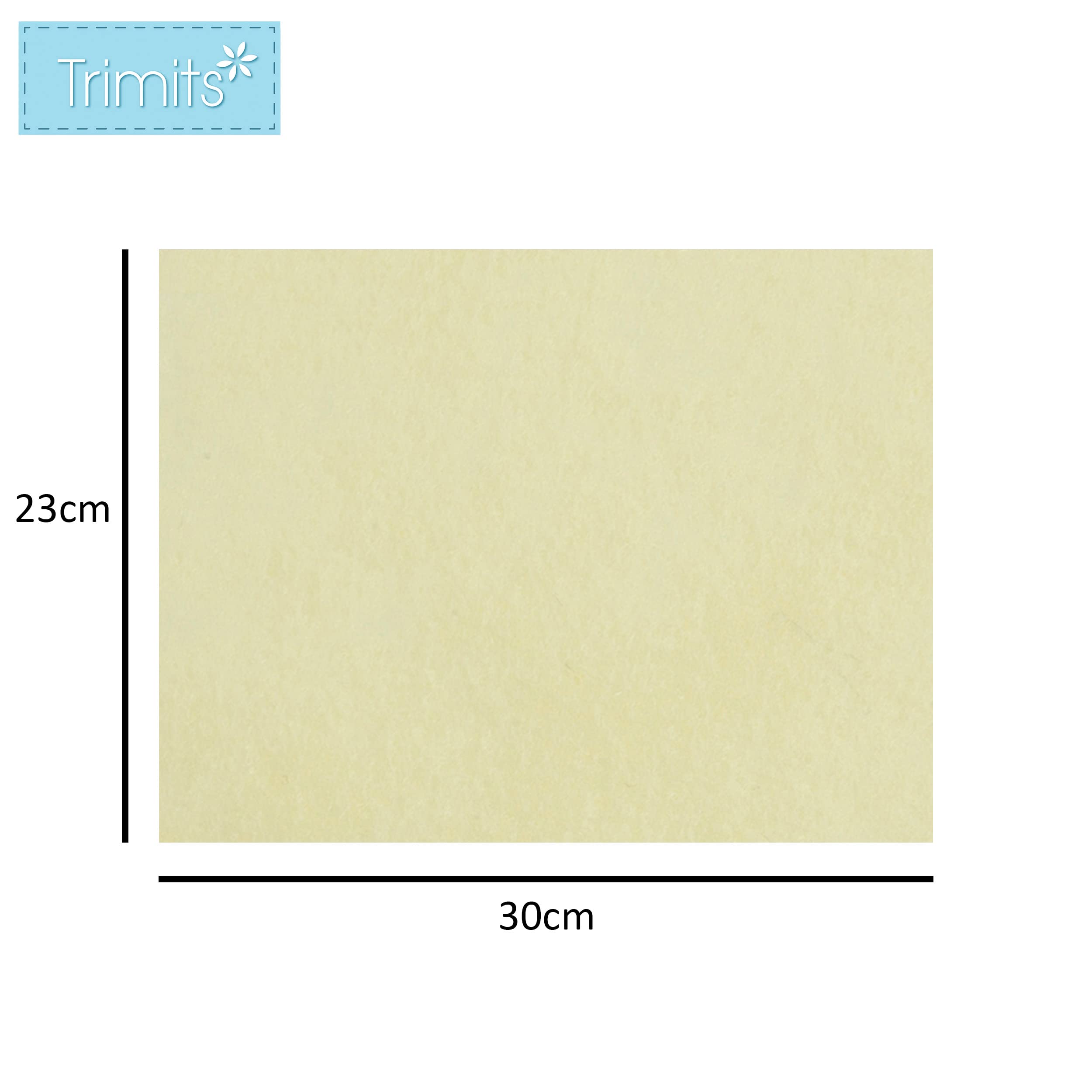 10-Pack Cream Craft Felt for DIY & Scrapbooking