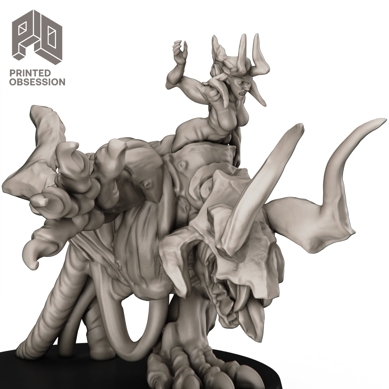 Large Demon Hybrid Amalgamation - Unique Collectible Figurine for Horror Fans & Gothic Home Decor