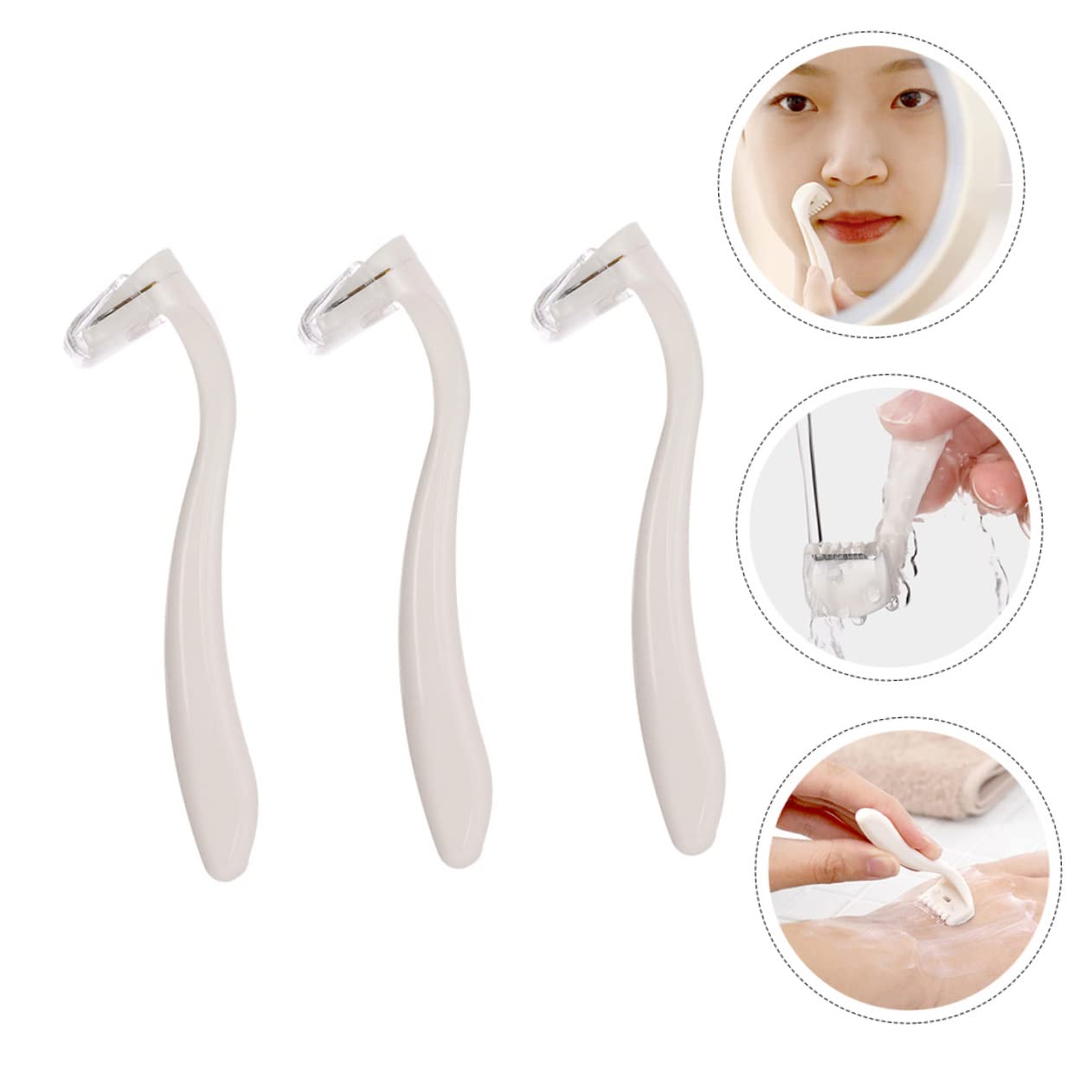15 Pcs Women's Hair Remover & Body Trimmer Set - Stainless Steel Razor for Arms, Legs & Bikini Line | Durable Depilator for Smooth Skin | Perfect for Travel & Home Use