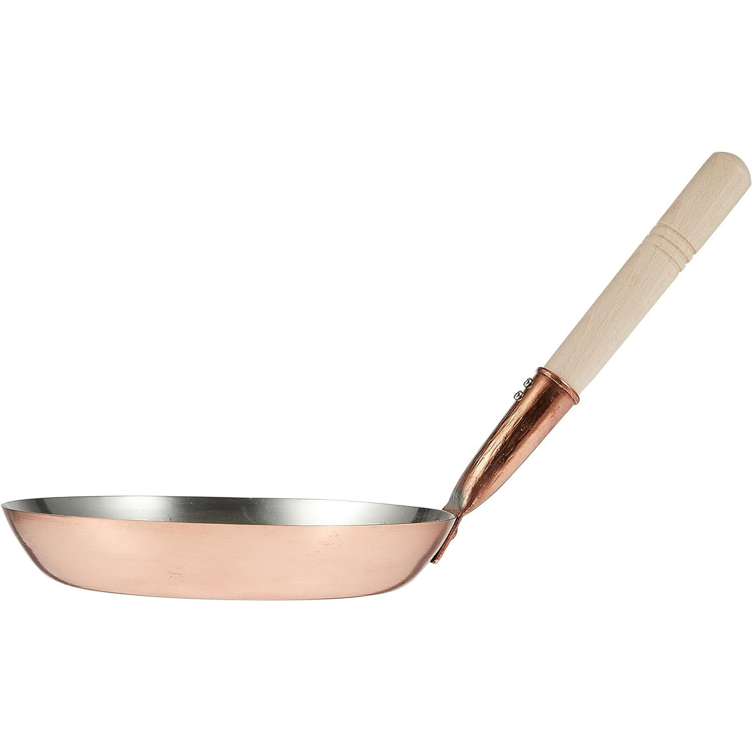 Marushin Copper Oyokodon Pan - 17cm Japanese Donburi Rice Bowl for Oyako Nabe (Chicken & Egg Hot Pot) - Perfect for Home Cooking & Traditional Japanese Meals
