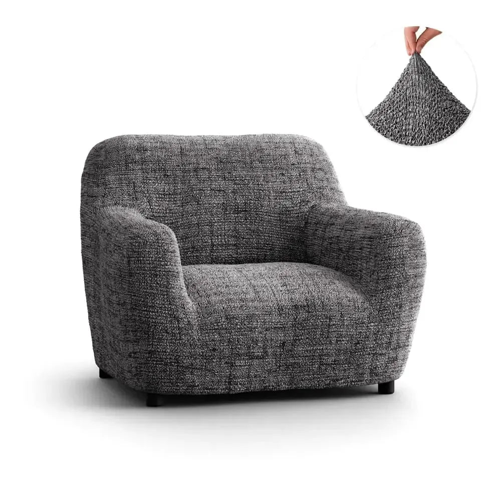 Microfiber Printed Armchair Slipcover - Stretchable Furniture Protector for Living Room, Bedroom & Office - Easy Washable Sofa Cover for Home Decor