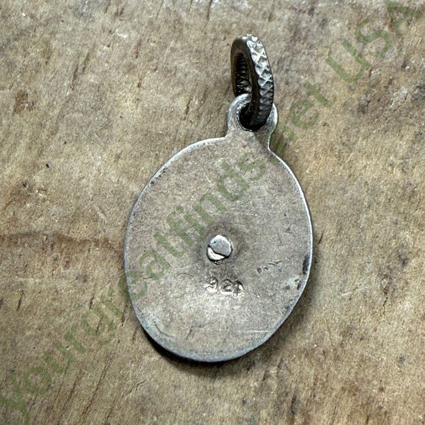 Tiny Sterling Silver Devotional Pendant - Elegant Religious Necklace Charm for Women - Perfect for Daily Wear, Church, Prayer & Spiritual Gifts
