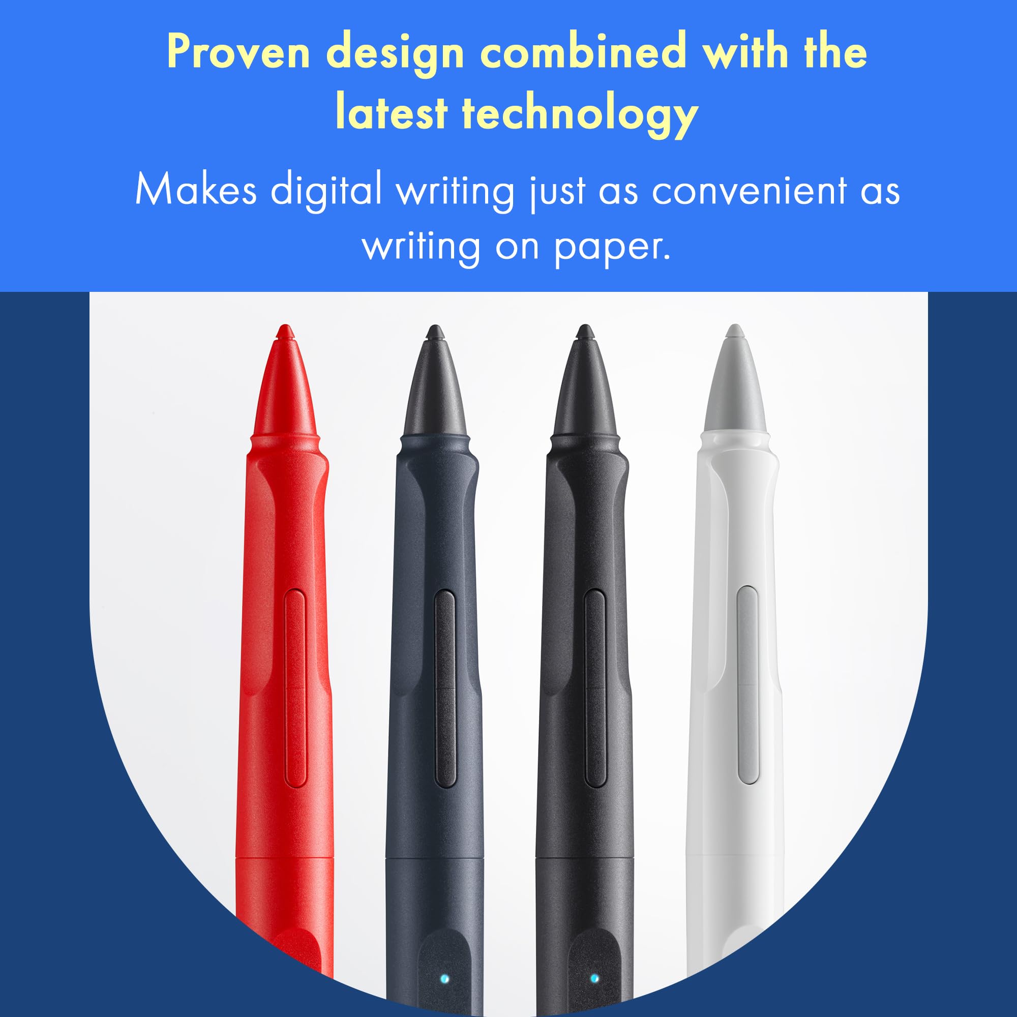 LAMY Safari Note+ Red Stylus Pen for iPad - Palm Rejection, Tilt Sensitivity & Ergonomic Grip - Compatible with All iPad Models (10+ Hours Battery Life) - Perfect for Drawing, Note-Taking & Digital Art