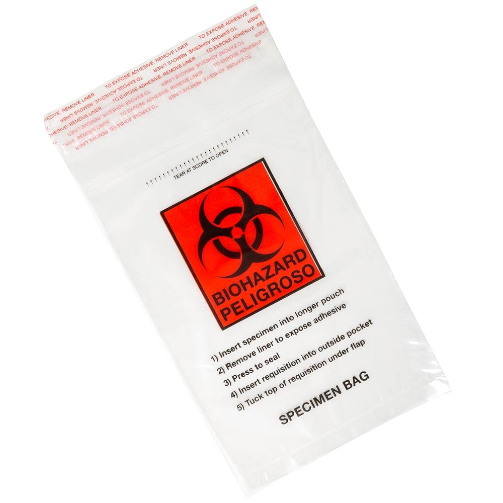 Biohazard Specimen Transport Bag 6