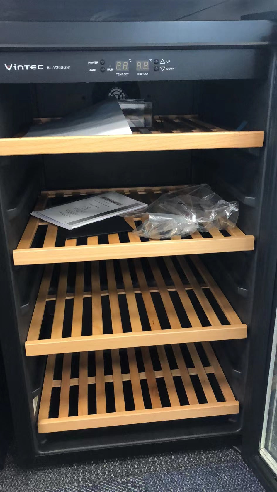 Premium Wine Cabinet Display Case - Elegant Glass Door Wine Storage for Home, Bar, or Restaurant Use