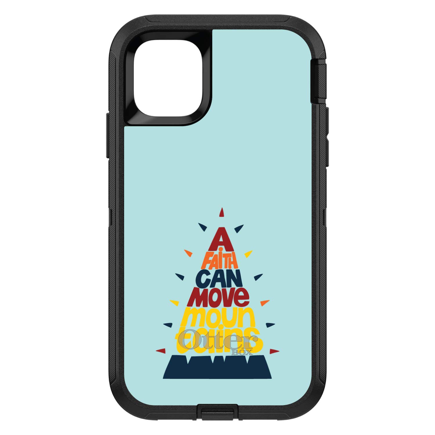DistinctInk iPhone 11 Pro MAX Case (6.5 Inch) - Durable Black Protective Cover Compatible with OtterBox Defender Series - Perfect for Outdoor Activities, Work & Daily Use