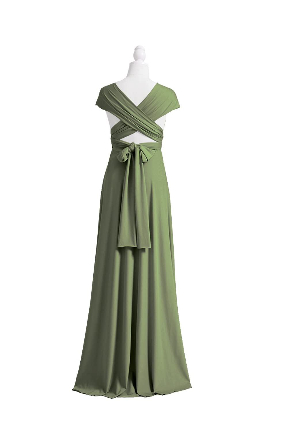 72 Styles Convertible Infinity Dress with Bandeau - Multi-Way Twist Wrap Bridesmaid Dress for Women, Plus Size Long Maxi Dress - Perfect for Weddings, Parties & Special Occasions