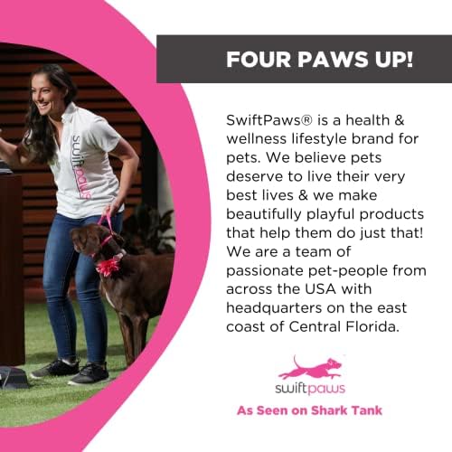Swift Paws App-Controlled Dog Toy - Interactive Chase & Flag Lure Course for Dogs - Smart Pet Enrichment Game for Backyard, Training & Exercise