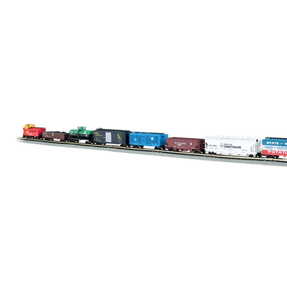 Bachmann Trains Empire Builder Ready To Run 68 Piece Electric Train Set N Scale Model Railroad for Home & Office Display | Perfect for Collectors & Hobbyists