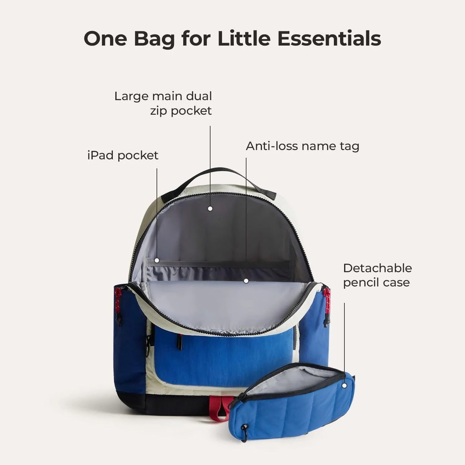 Paz 14L Kids Backpack for School, Travel & Outdoor Activities - Lightweight Waterproof Children's Daypack for Boys & Girls