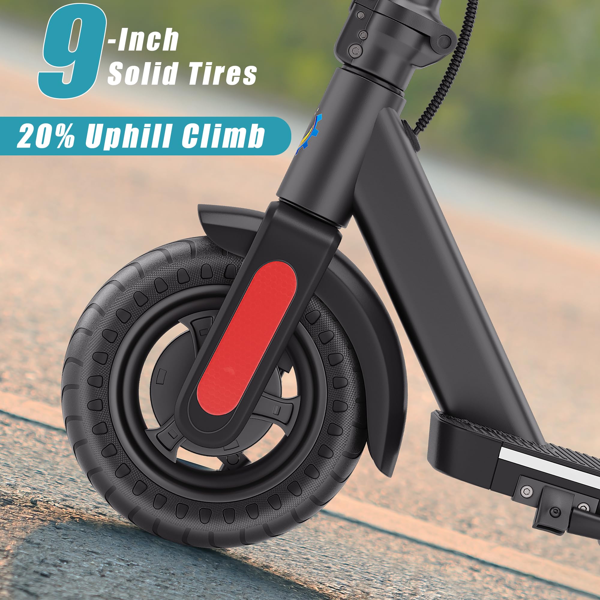 Caroma Electric Scooter for Adults - 20 Mile Range & 20 MPH Speed, Cruise Control, 9