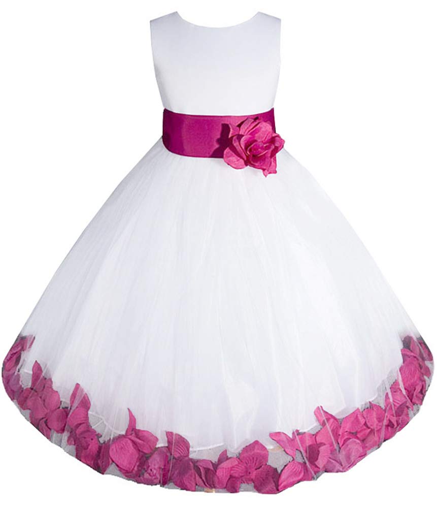 AMJ Dresses Inc Baby Girls Christening Dress - Elegant Flower Girl Gown for Birthday Party, Wedding & Special Occasions | Perfect for Baptism, First Communion & Formal Events