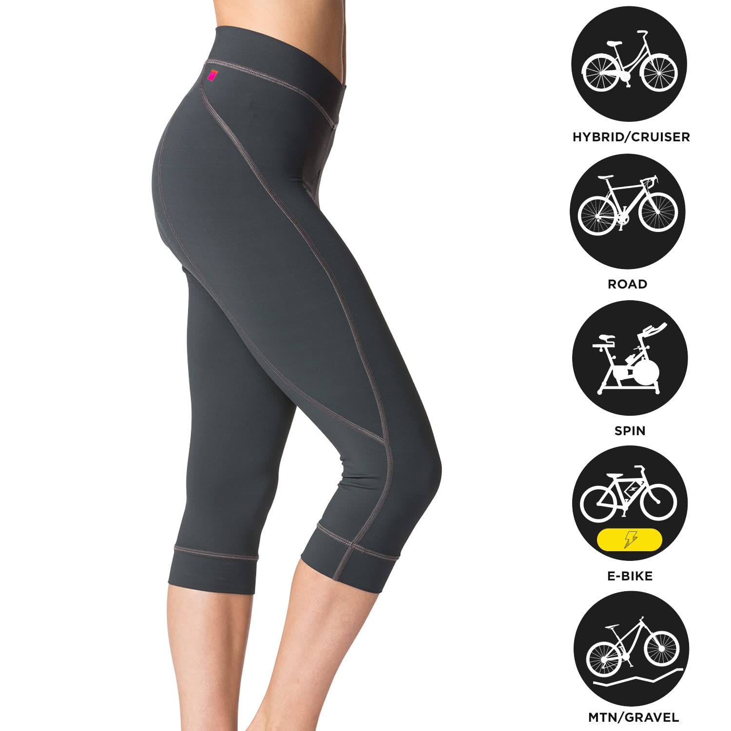 Women's Terry Cycling Padded Breakaway Bike Knicker - 18