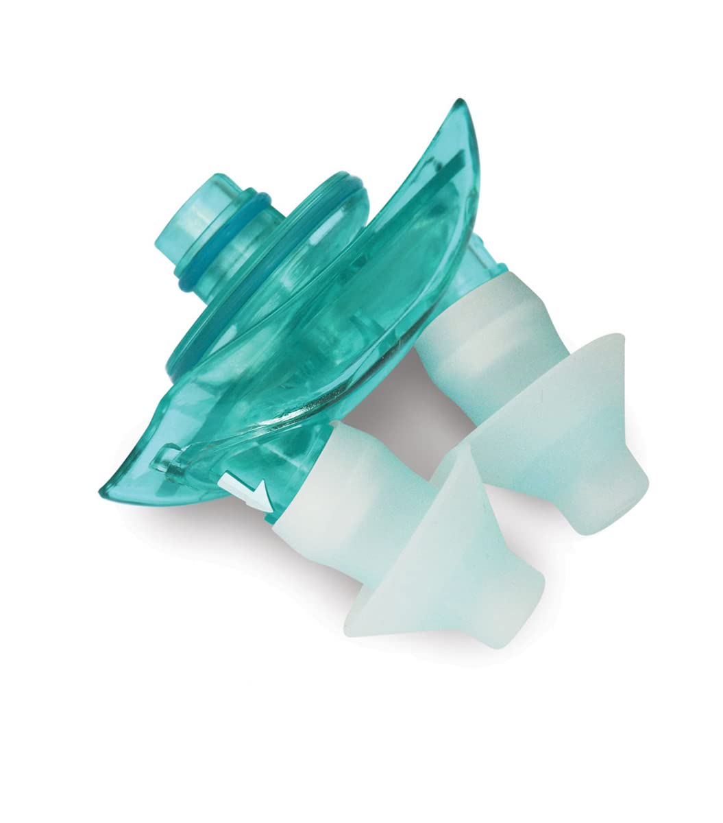 Navage Nasal Dock & Nose Pillow Combo Set - Teal Nasal Irrigation System with Standard Nose Pillows for Sinus Relief, Allergy & Cold Season Use - Perfect for Home & Travel Nasal Care