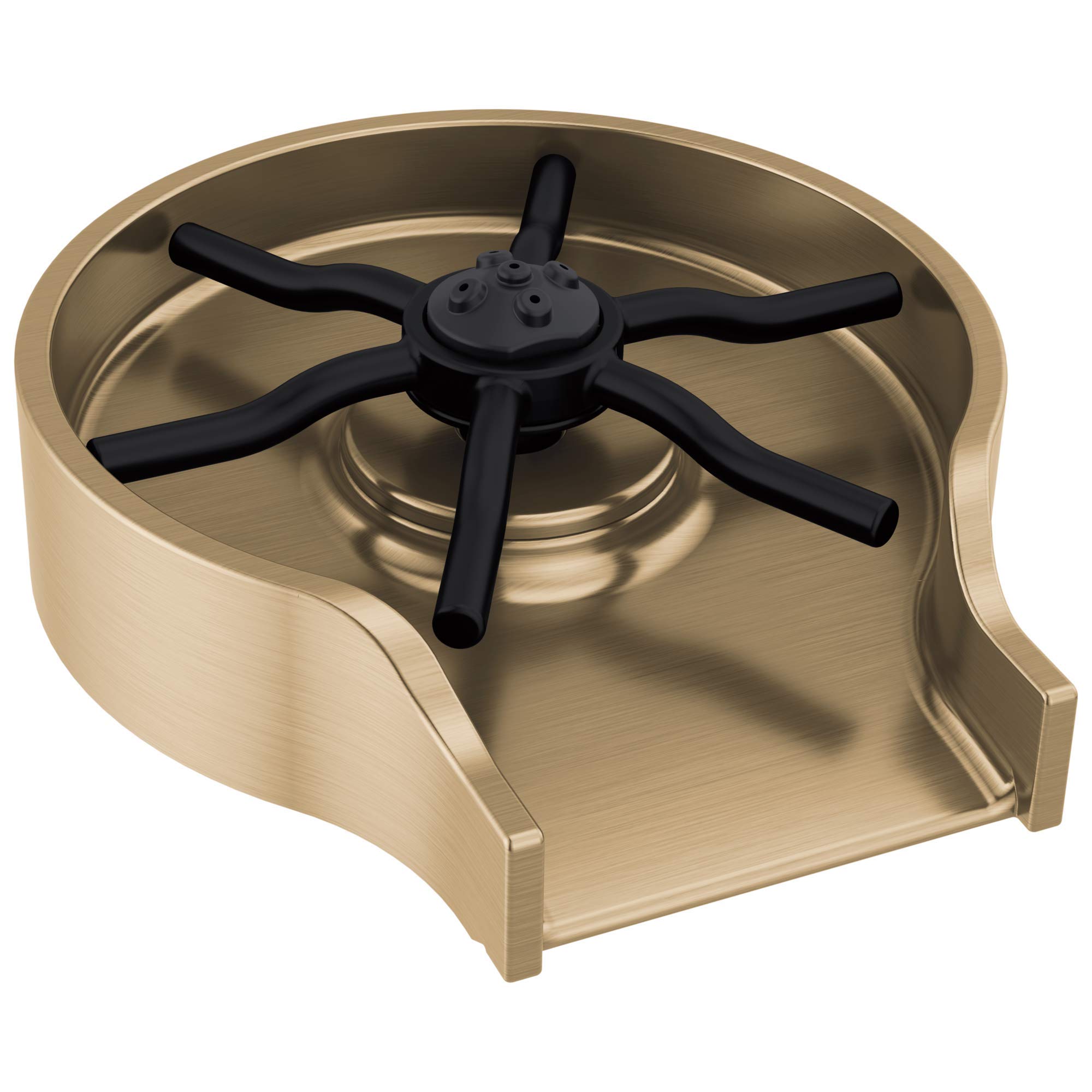 Delta Faucet GR250-CZ Metal Glass Rinser for Kitchen Sinks - Champagne Bronze Finish - Bar & Wine Glass Cleaner - Perfect for Home Bars, Restaurants, and Entertaining Guests