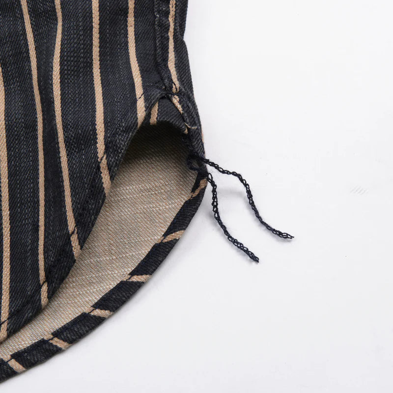 Freenote Rancho Navy Stripe Shirt - Premium Men's Casual Button-Up for Everyday Wear | Perfect for Work, Travel & Outdoor Adventures