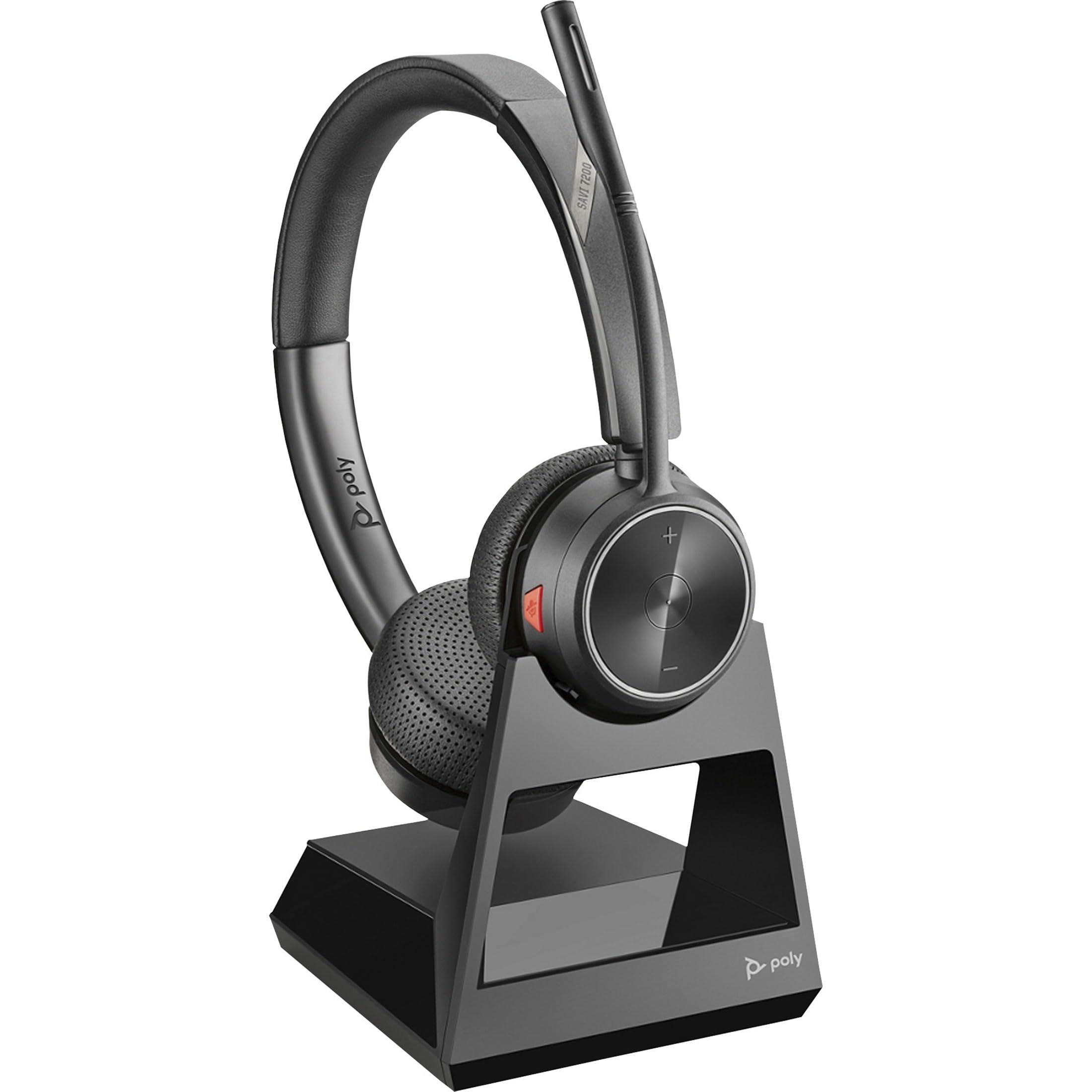Plantronics SAVI 7220 Wireless Office Headset with Noise Cancelling - Black | Professional Business Headphones for Calls, Meetings & Remote Work